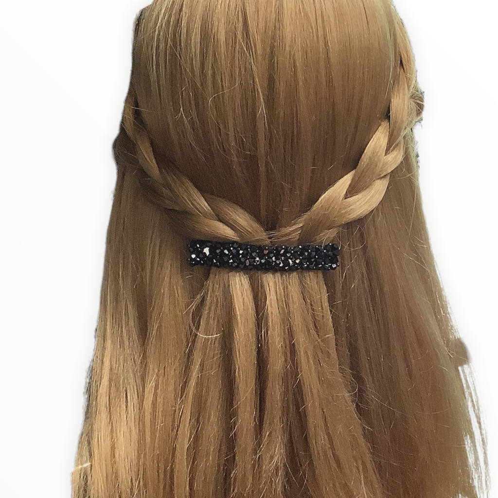 Facet kraal haarspeld Hairclip zwart - HAIRPIN.NU