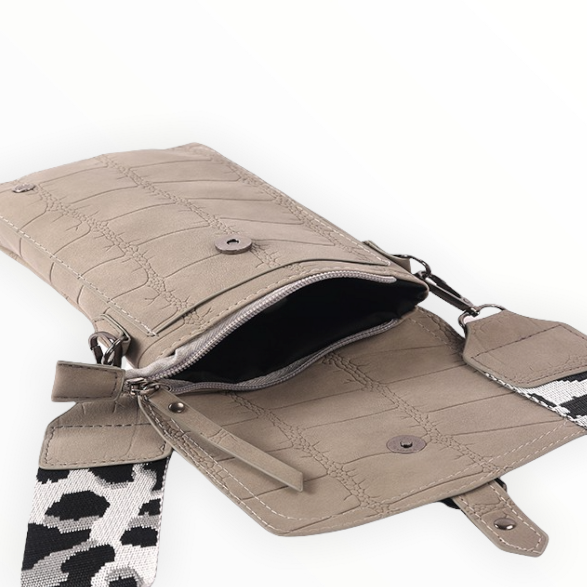 Grijs crossbodybag / schoudertasje Schoorl - HAIRPIN.NU
