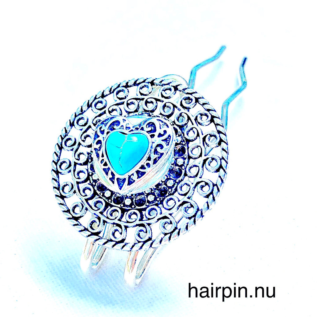 Metal Hairpin click / chunk button Papa - HAIRPIN.NU