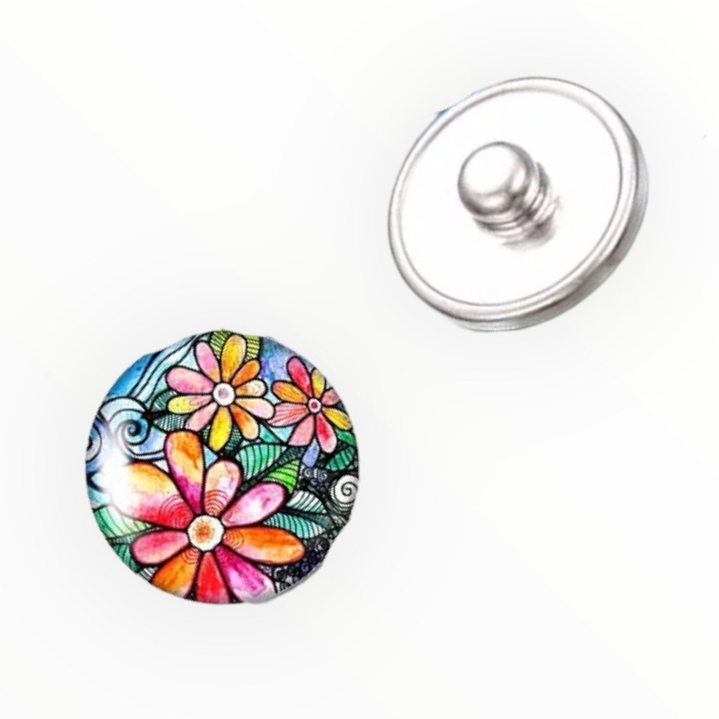 Metal Hairpin click / chunk button 0105. - HAIRPIN.NU