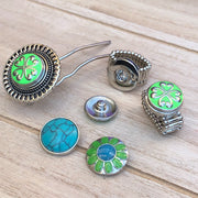 Metal Hairpin click / chunk button Whiskey - HAIRPIN.NU