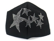 Mondkapje strass stars - HAIRPIN.NU